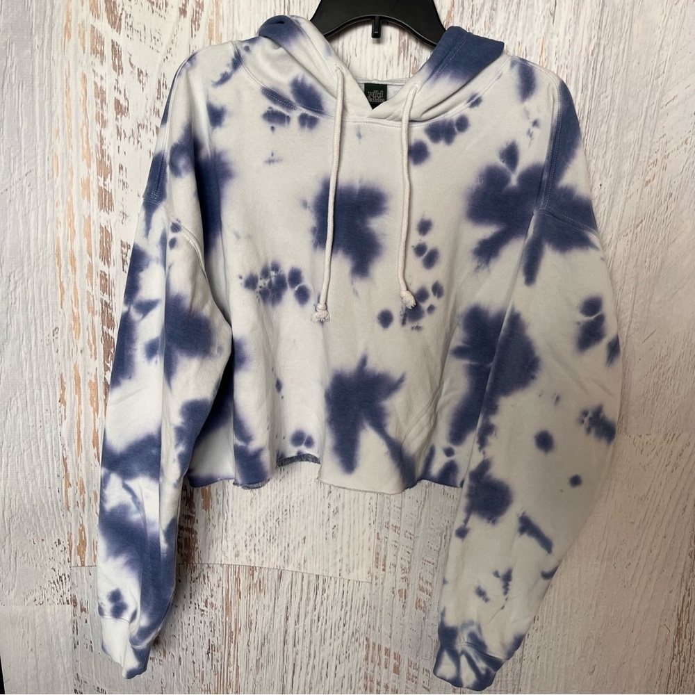 Wild Fable Tie-Dye Hoodie - Navy and White - Picture 1 of 4